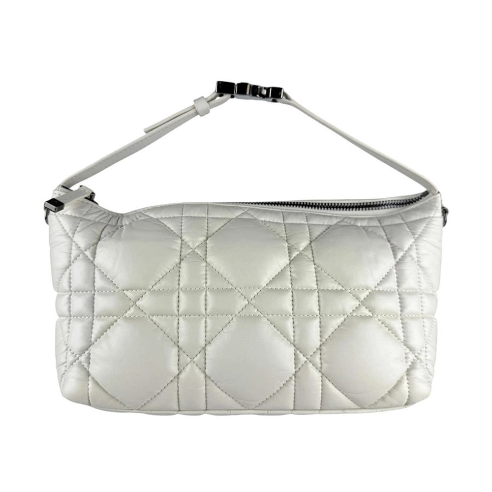 Christian Dior 2way Handbag leather white